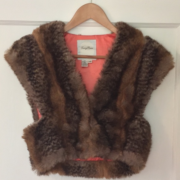 Tracy Reese Jackets & Blazers - Tracy Reese Faux Fur Vest